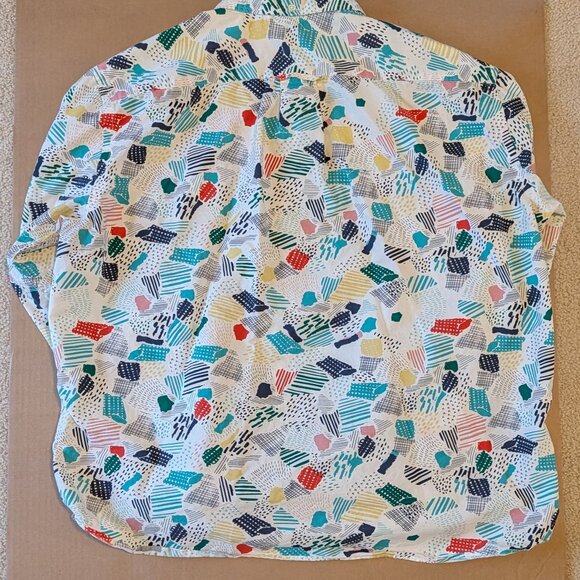 Label Of Graded Goods Button Down Shirt - Cool Print - Picture 5 of 5